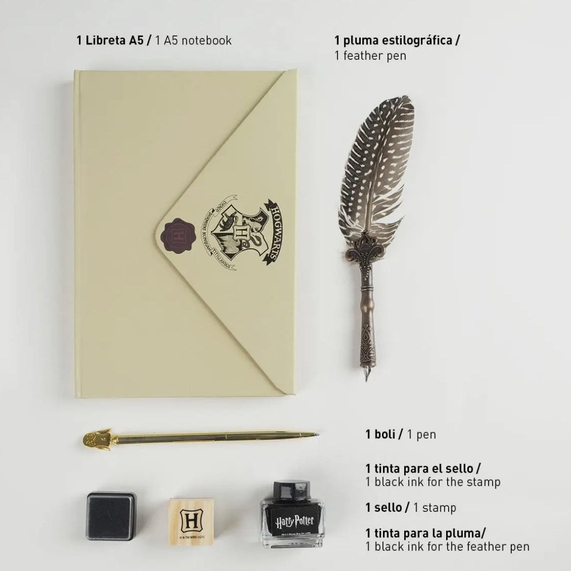 Coffret Papeterie Harry Potter 🪶 | Set de Calligraphie Poudlard ✨