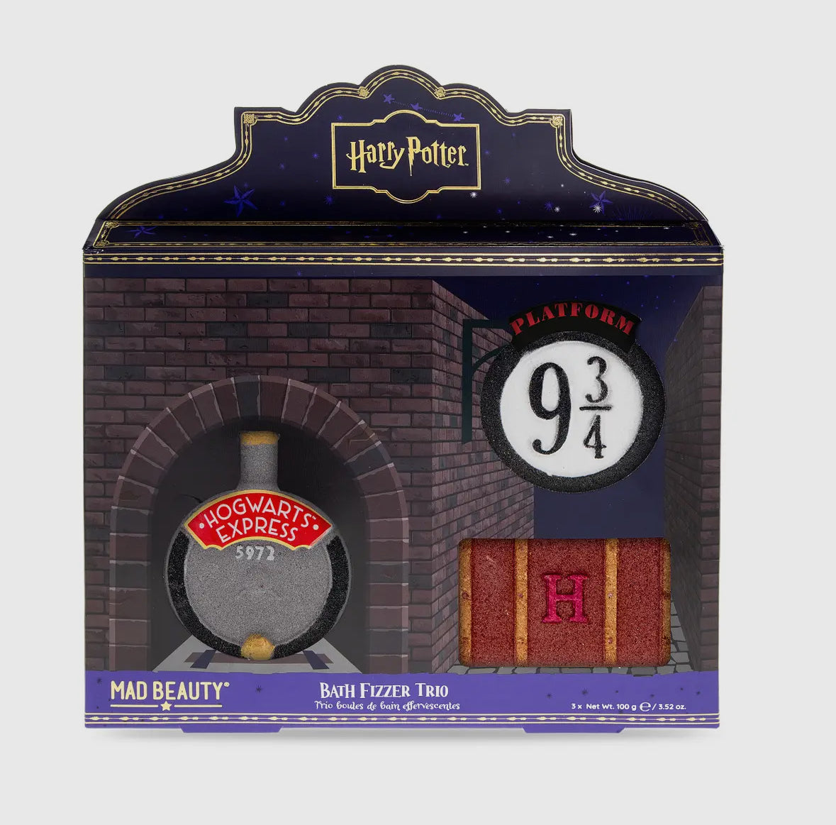 Coffret 3 boules de bain Harry Potter – Poudlard Express 🚂